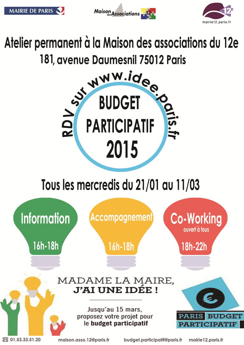 Atelier budget participatif